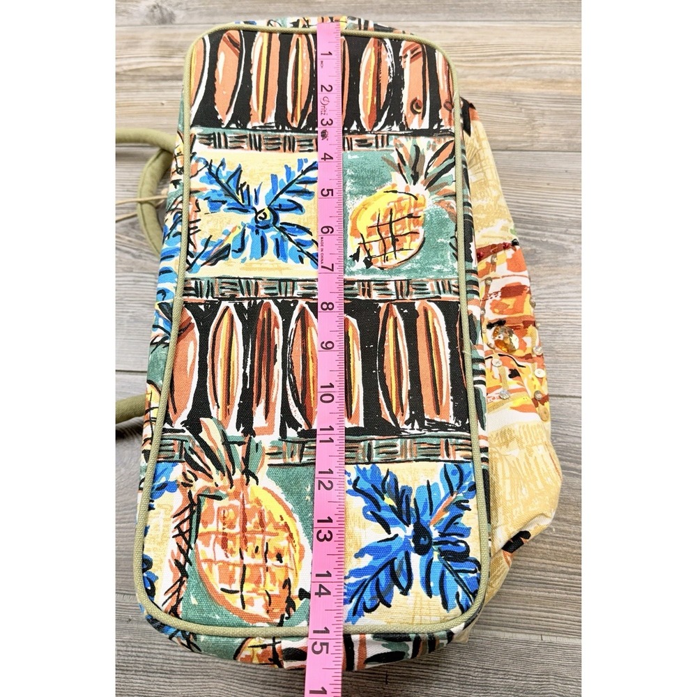 Women's Sun N Sand Lindi Dobrott Beach Bag Pineapple Coastal Tropical Resort - Picture 13 of 16